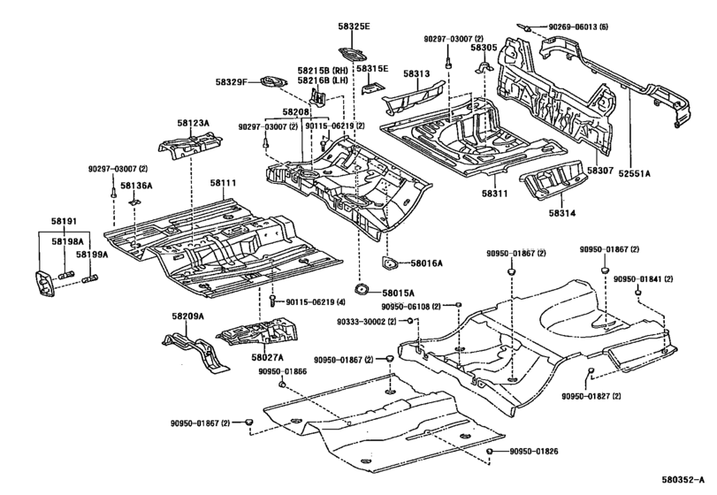 Floor Pan & Lower Back Panel