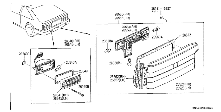 Rear combination lamp