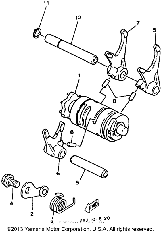 Shift Cam & Fork