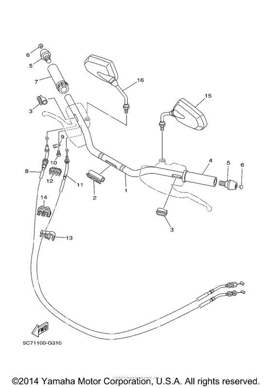 Steering handle & cable