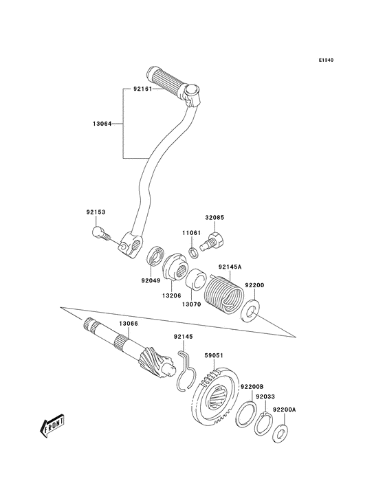 Kickstarter mechanism