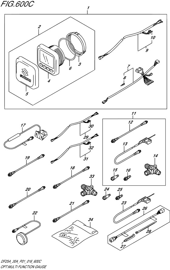 Opt:multi function gauge