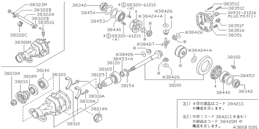 Rear final drive