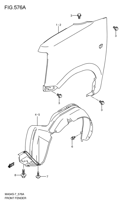 front fender