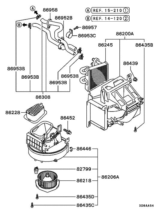 Heater unit & piping