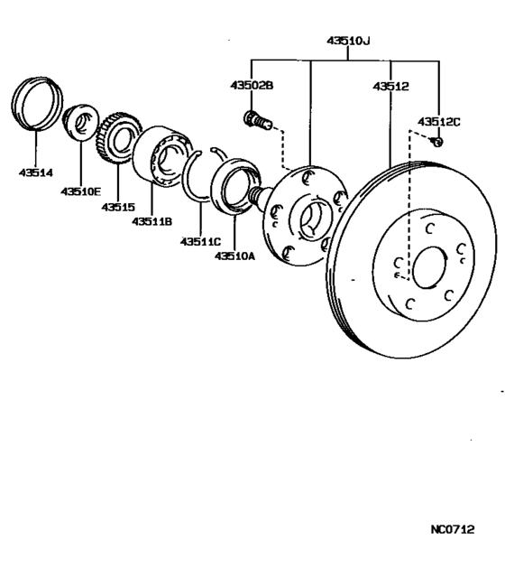 Front Axle Hub