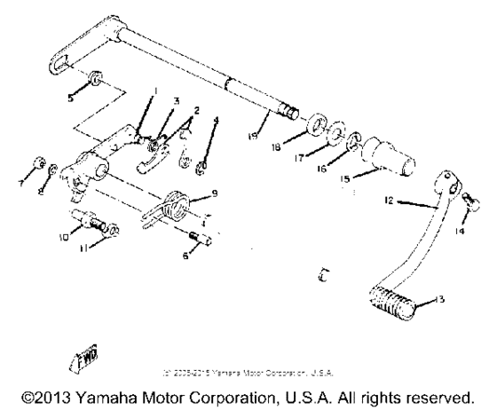 Shift shaft