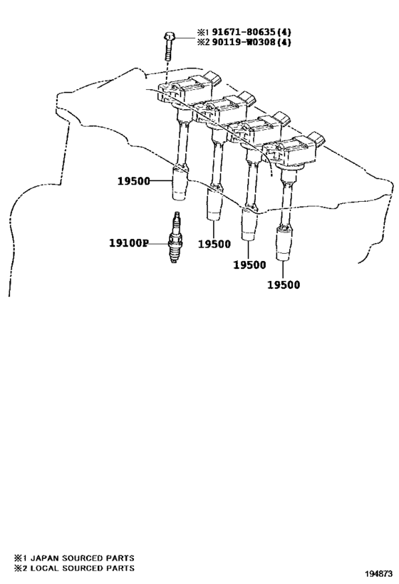 Ignition Coil & Spark Plug