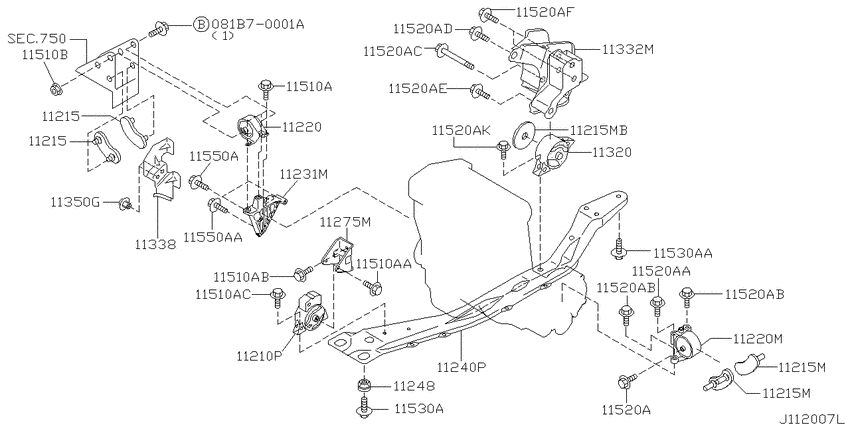 Engine & transmission   mounting