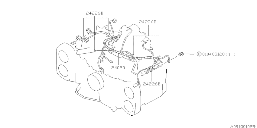 Engine wiring harness