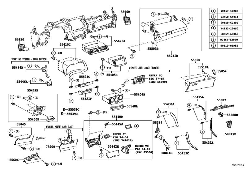 Instrument Panel & Glove Compartment
