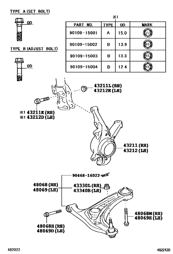 Front Axle Arm & Steering Knuckle