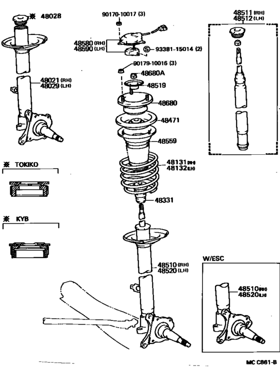 Front Spring & Shock Absorber