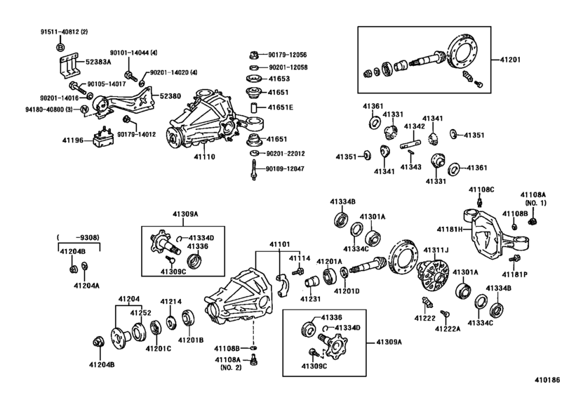 Rear Axle Housing & Differential