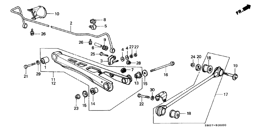 Rear stabilizer/ rear lower arm
