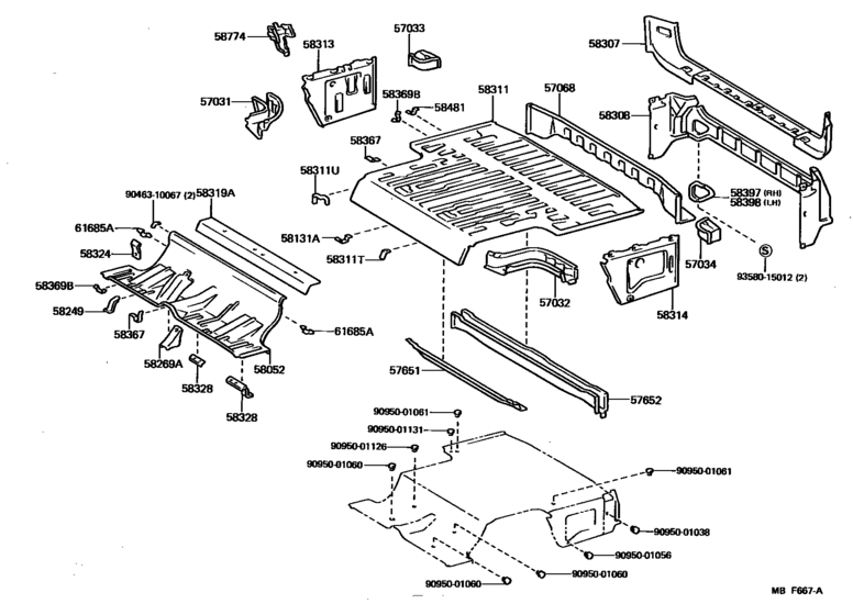 Floor Pan & Lower Back Panel
