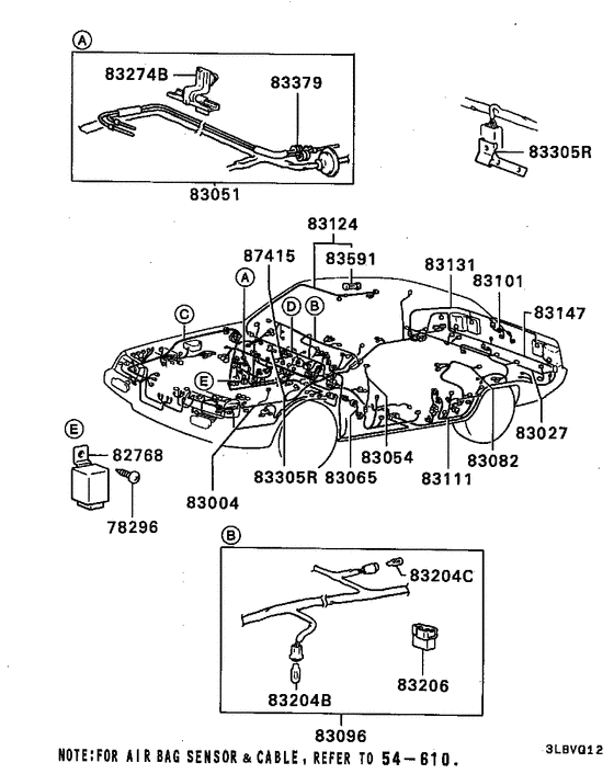 Wiring & attaching parts