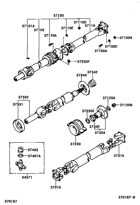 Propeller Shaft & Universal Joint