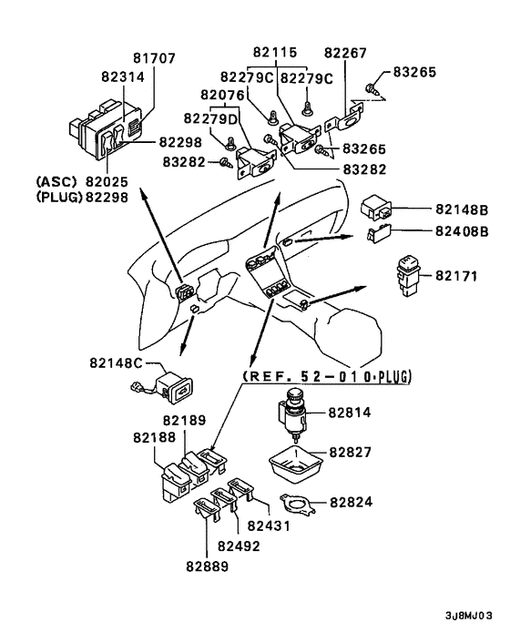 Switch & cigar lighter