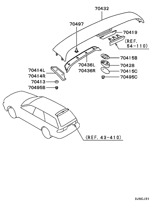 Rear garnish & moulding