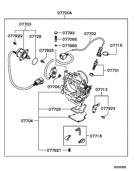Injector & throttle body
