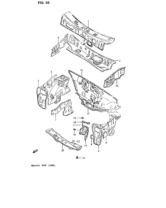 Front body panel