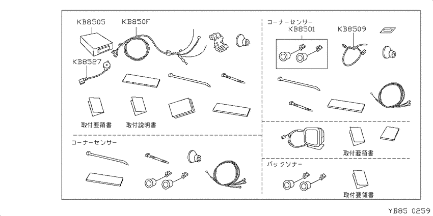 corner sensor