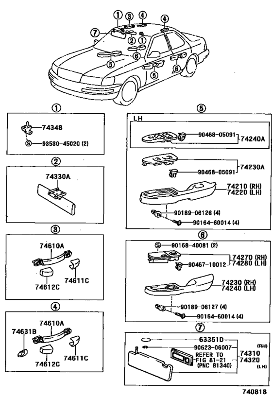 Armrest & Visor