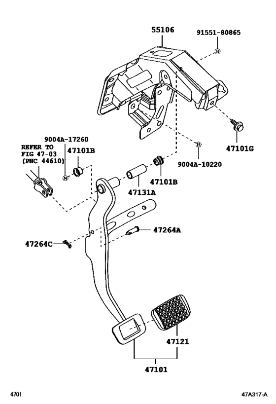Brake Pedal & Bracket