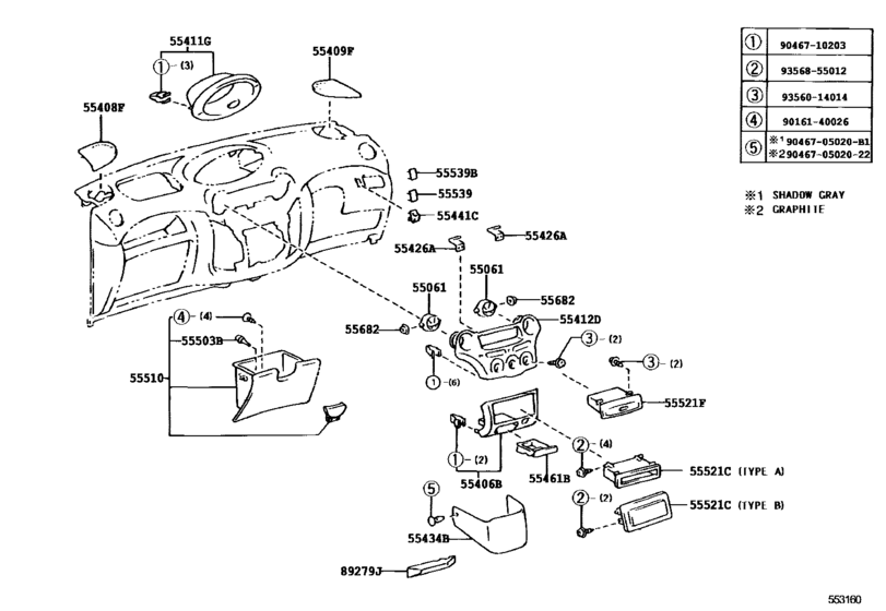 Instrument Panel & Glove Compartment