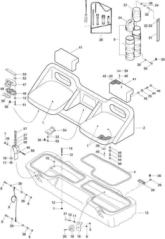 09- seat, rear