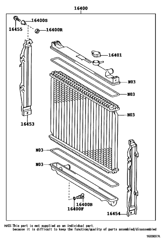 Radiator & Water Outlet