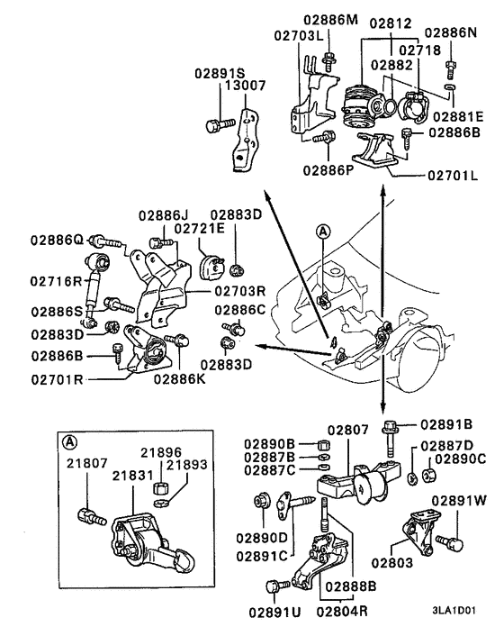 Engine mounting & support