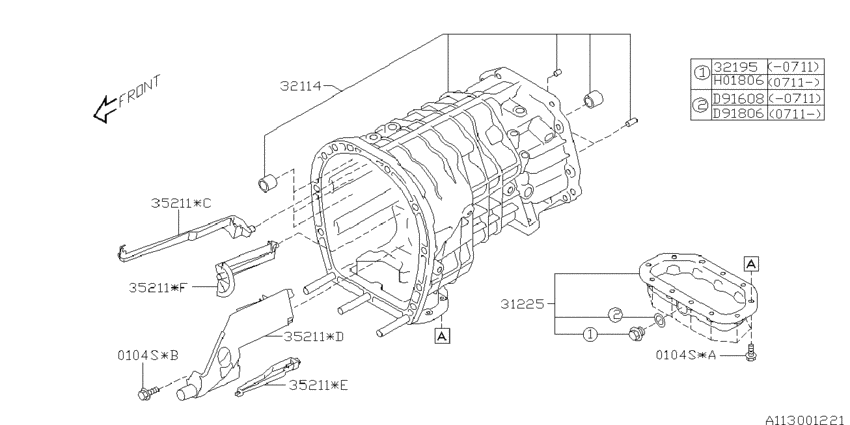 Mt, transmission case