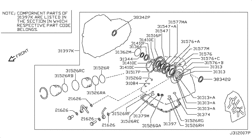 Gasket & seal kit (automatic)