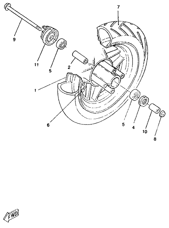 Front wheel