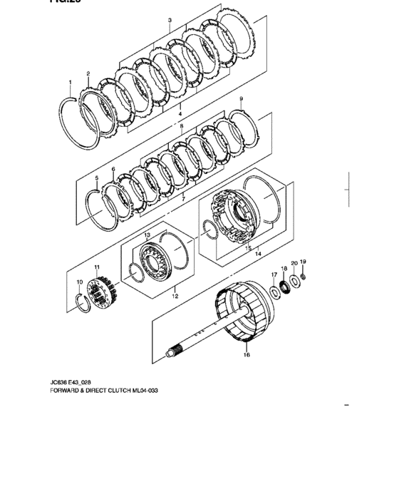 Forward & direct clutch