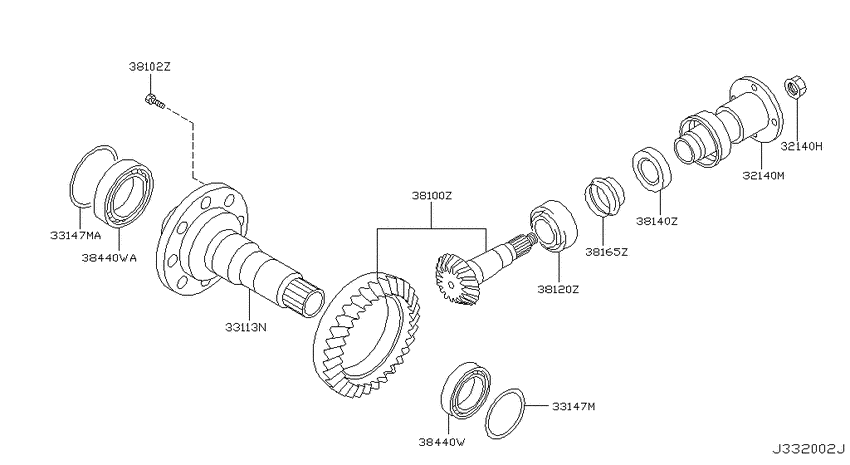 Transfer gear