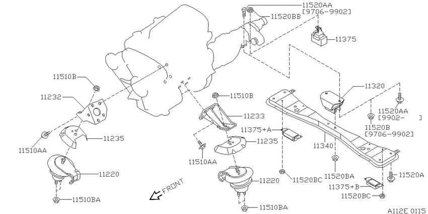 Engine & transmission   mounting