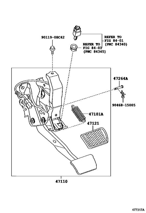Brake Pedal & Bracket