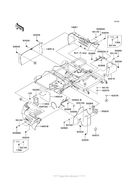 Frame Fittings (Rear)