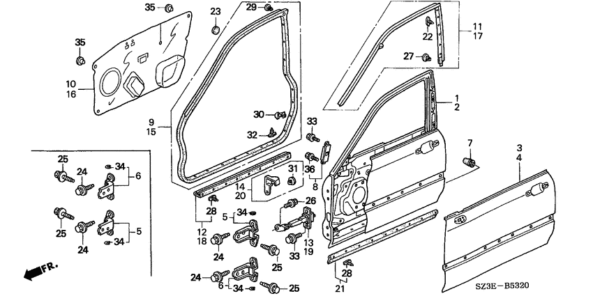 Front door panels