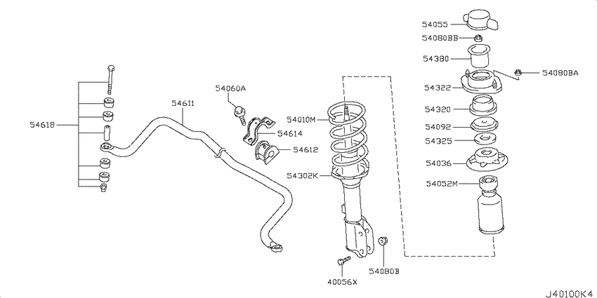 Front suspension