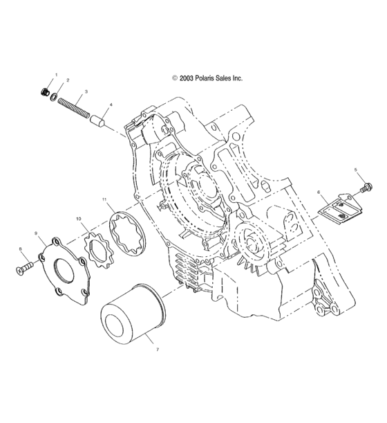 Oil pump and oil filter