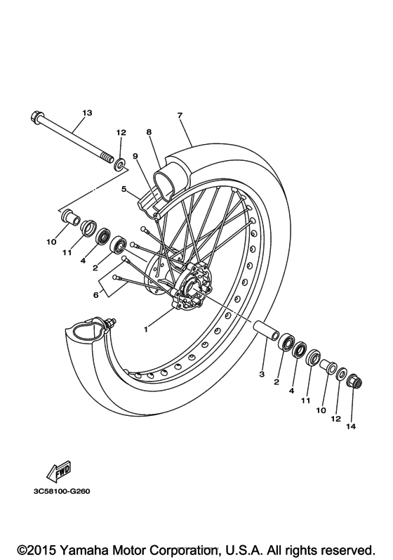 Front wheel