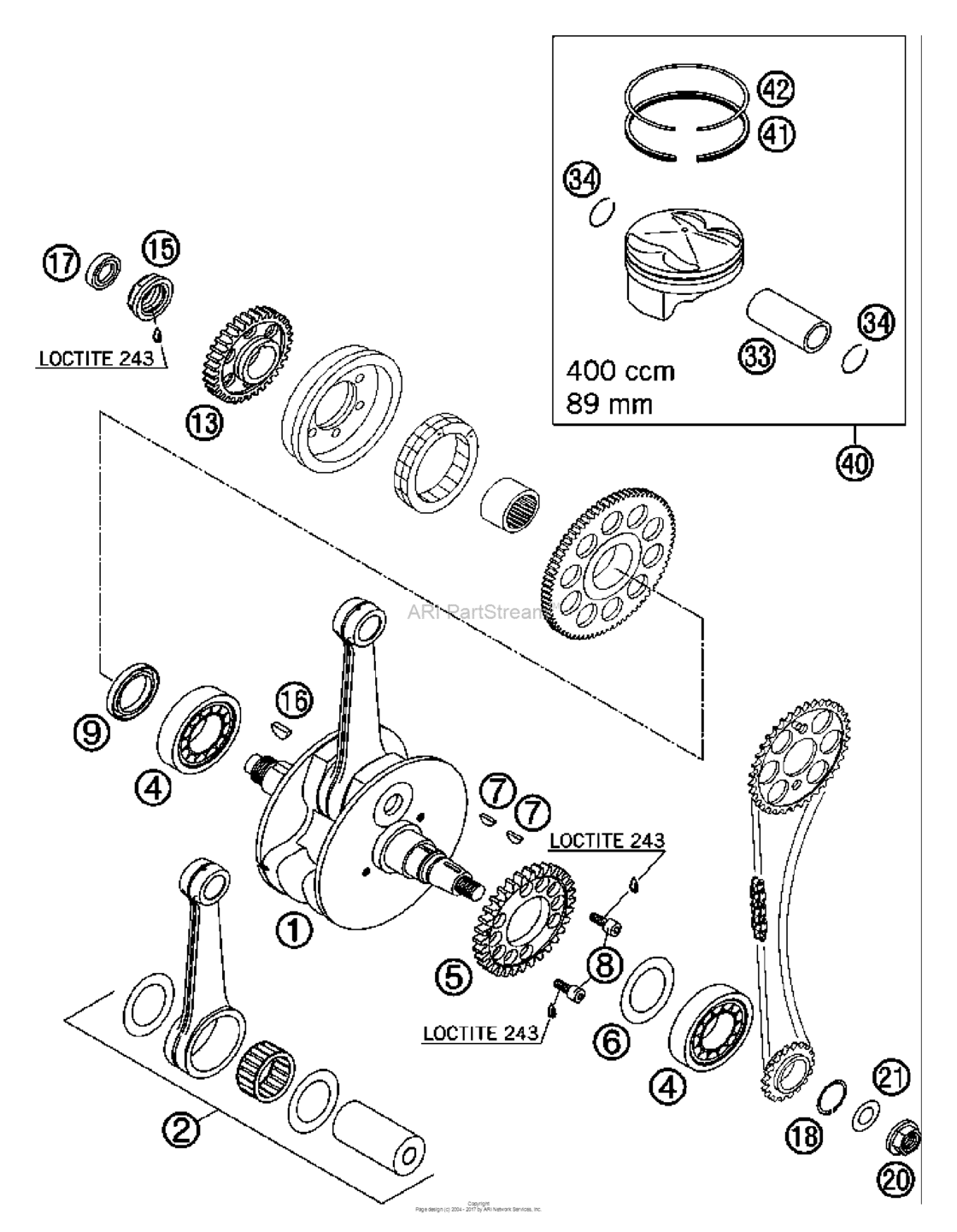 Crankshaft, Piston