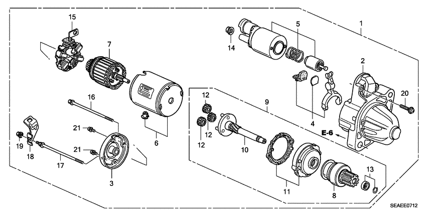 Starter motor