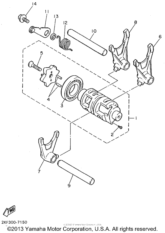 Shift Cam & Fork