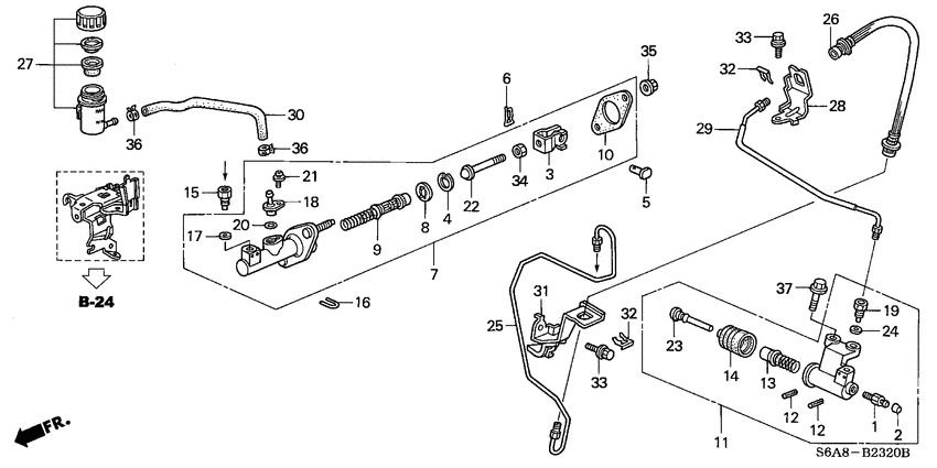 Clutch master cylinder