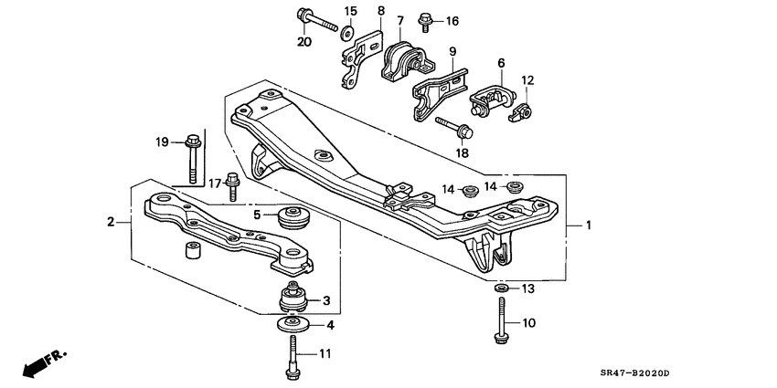 Rear axle